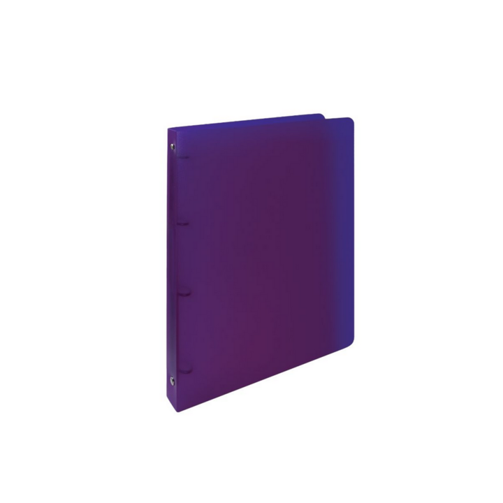 Dosar cu inele A4, 4 inele, cotor 2cm, PP, carton P+P, violet opalin