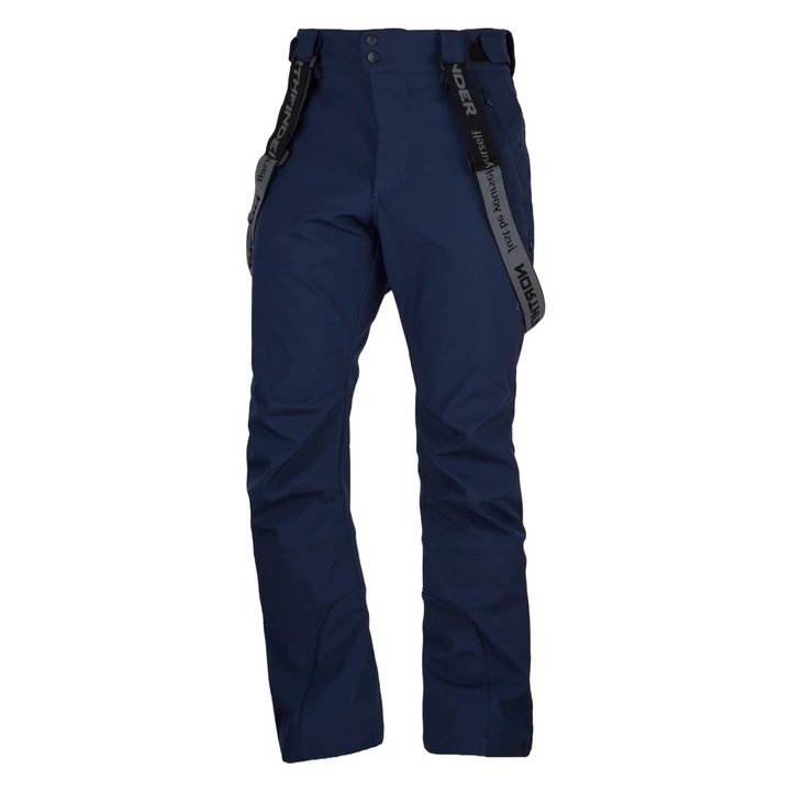 Pantaloni schi softshell 10K/5K barbati Ted, Albastru inchis