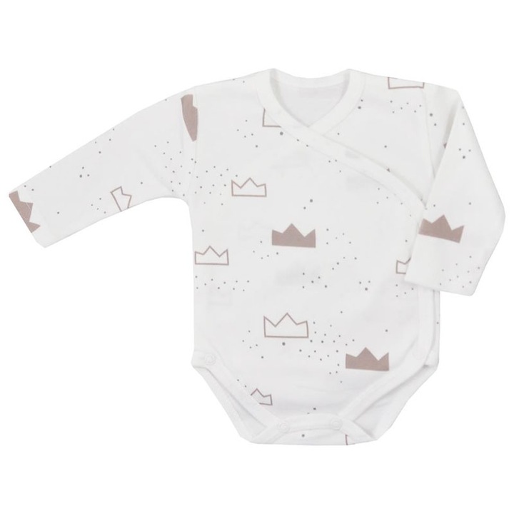 Body cu maneca lunga pentru copii Koala Druk 08-897-62, Alb 105883