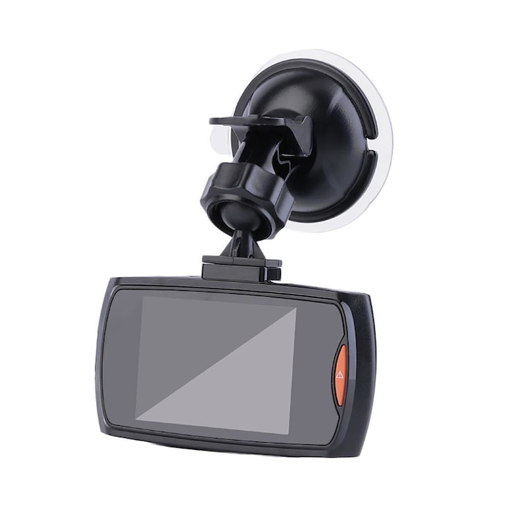 Camera video auto VALVIRTALEX®, Camera bord cu display 2, 4 inch, senzor soc, vedere noapte, senzor miscare, Hd 720p