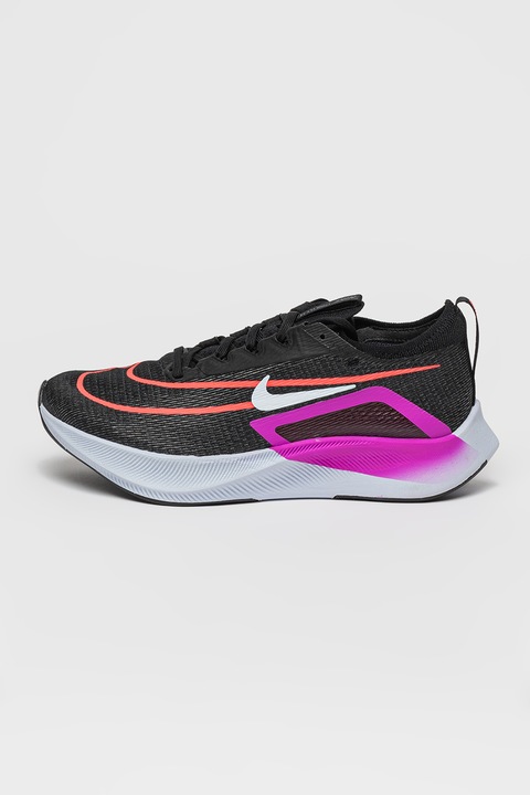 Nike, Pantofi din plasa cu logo pentru alergare, Ametist/Negru/Gri, 42.5