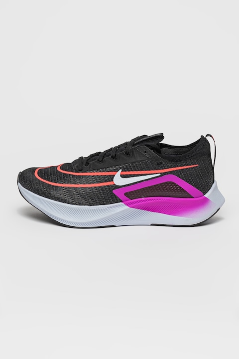 Nike, Pantofi din plasa cu logo pentru alergare, Ametist/Negru/Gri