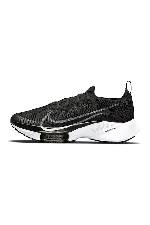 Nike, Pantofi slip-on de plasa pentru alergare Air Zoom Tempo Next, Alb/Negru