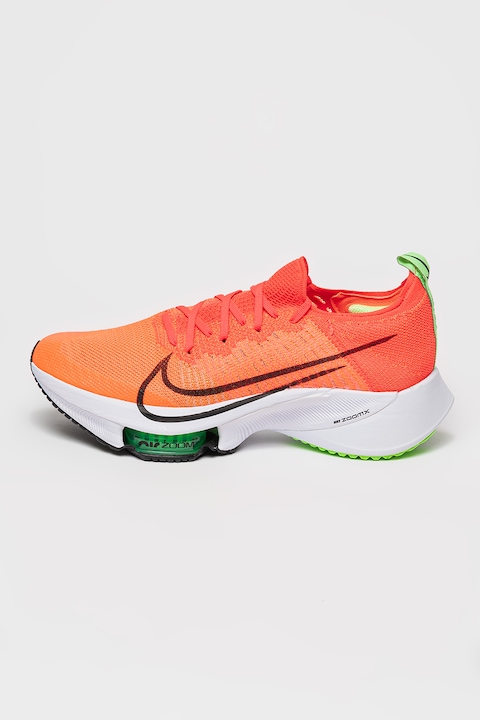 Nike, Pantofi slip-on de plasa pentru alergare Air Zoom Tempo Next, Portocaliu neon