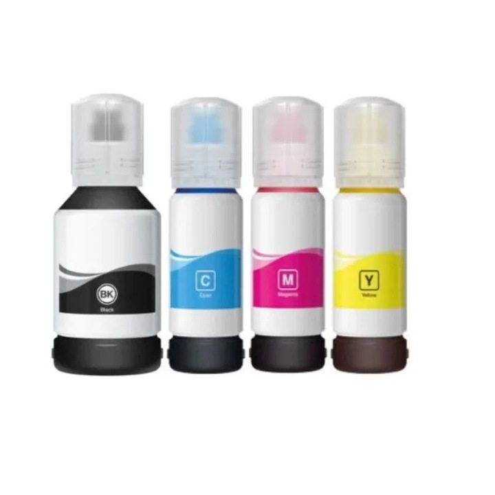 4 db tinta utántöltő készlet, kompatibilis Epson 103 XL, Black Cyan Magenta Yellow, 340 ml, 7500 oldal, Epson EcoTank ITS L4150, L4160, L6160, L6170, L6190