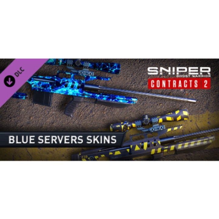 Игра Sniper Ghost Warrior Contracts 2 - Blue Servers Skins за PC Steam, Електронна доставка
