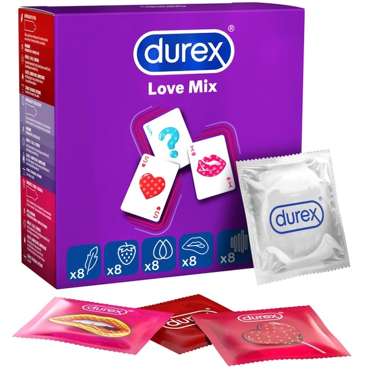 Durex Love Mix - óvszercsomag [40 db]