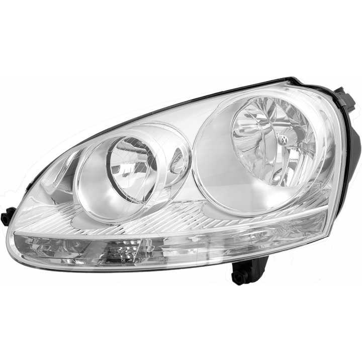 Far stanga fata halogen TYC, pentru VW Bora, Jetta, Golf V 2003-2009
