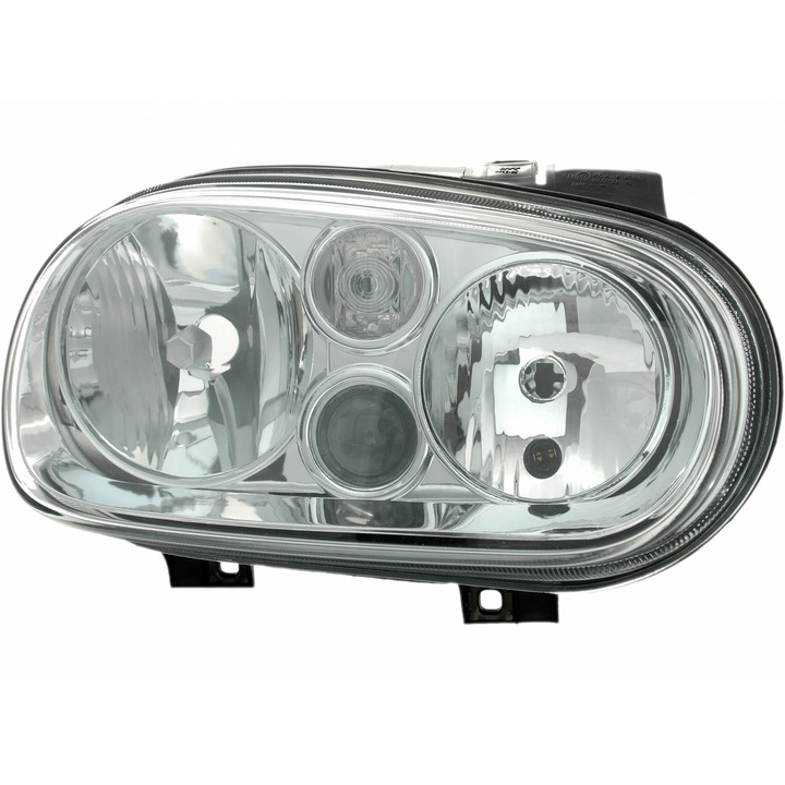Преден десен халогенен фар TYC за VW Golf IV, Jetta IV 1997-2006 с фар за мъгла