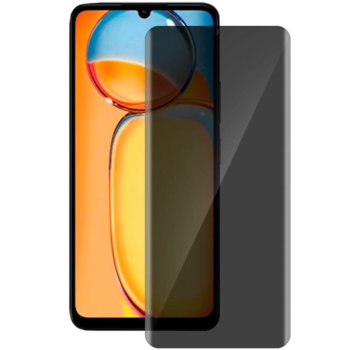 SILKASE adatvédelmi fólia Xiaomi Redmi 13C-hez, képernyővédő, szilikon