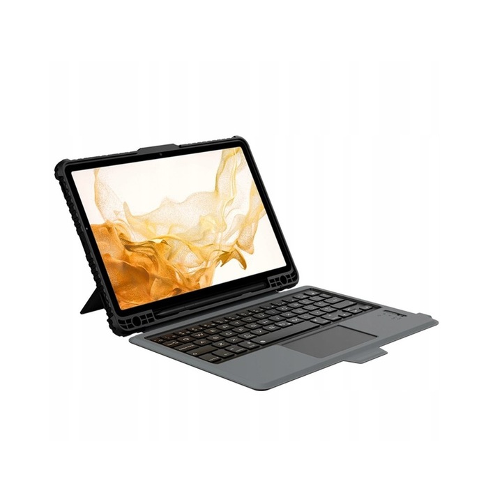 Nillkin Bumper Combo billentyűzetes tok (háttérvilágításos változat) Samsung Tab S9+ készülékhez fekete