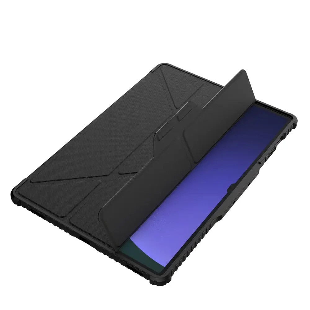 Husa din piele Nillkin Bumper Pro compatibila cu Galaxy Tab S9 Plus Negru