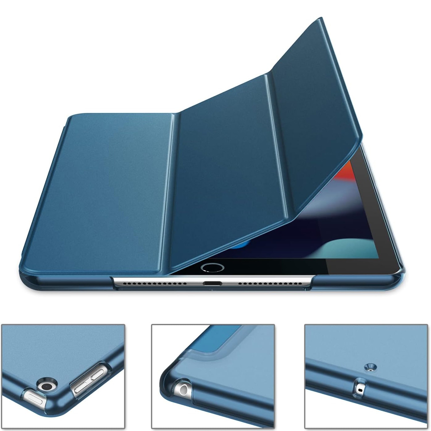 Husa de protectie MProtect® pentru Apple iPad 10.2" (9th/8th/7th gen), Auto Sleep/Wake, Albastru