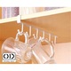 Suport pentru Organizare si Depozitare Cani, Cesti, Ustensile de Bucatarie si Gatit sau Umerase cu Haine, Multifunctional pentru Mobila, 6 Cuiere Simple din Otel cu Gaura pentru Fixare Surub (inclus), Alb, 26.5 x 3 x 1.5 cm, ORIGINAL DEALS