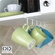 Suport pentru Organizare si Depozitare Cani, Cesti, Ustensile de Bucatarie si Gatit sau Umerase cu Haine, Multifunctional pentru Mobila, 6 Cuiere Simple din Otel cu Gaura pentru Fixare Surub (inclus), Alb, 26.5 x 3 x 1.5 cm, ORIGINAL DEALS