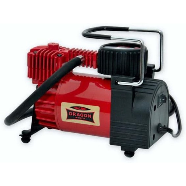 Hordozható kompresszor olaj nélkül, DRAGON WINCH, Kapacitás 35l/perc, többszínű