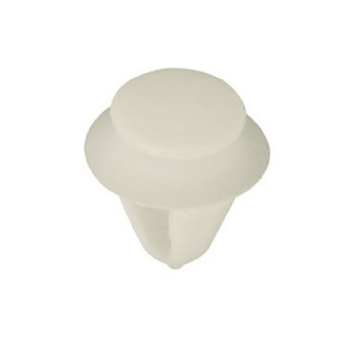 Set 15 clipsuri auto Restagraf, 8.2 mm, plastic, alb, pentru fixare elemente interioare