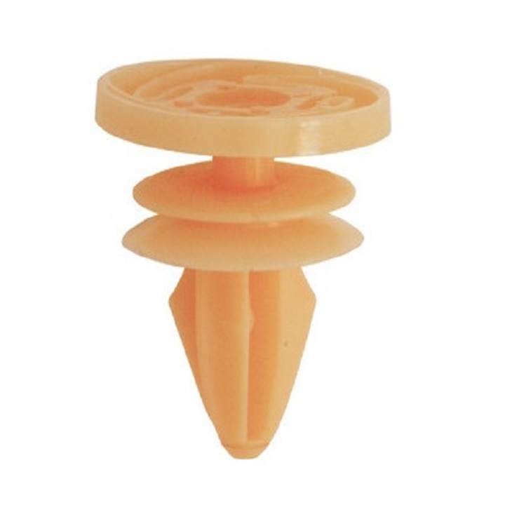 Set 8 clipsuri auto Restagraf, 8.2 mm, plastic, roz, pentru fixare bandouri