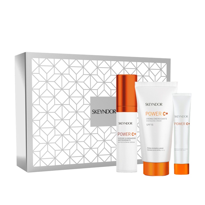 Pachet Skeyndor power C+ energizant pentru pielea normala/uscata 95ml