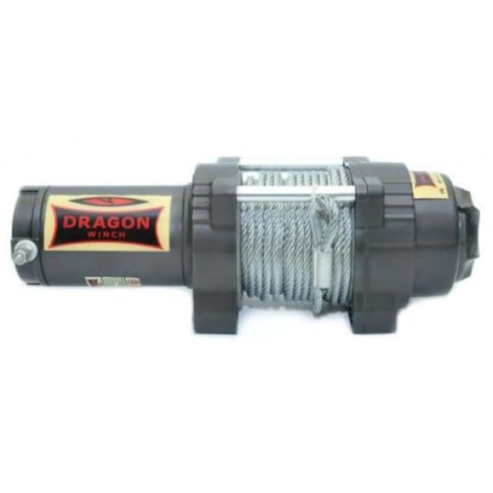 Troliu electric, Dragon Winch, 12V, 4500 lbs / 1588 kg, 15 m, Multicolor