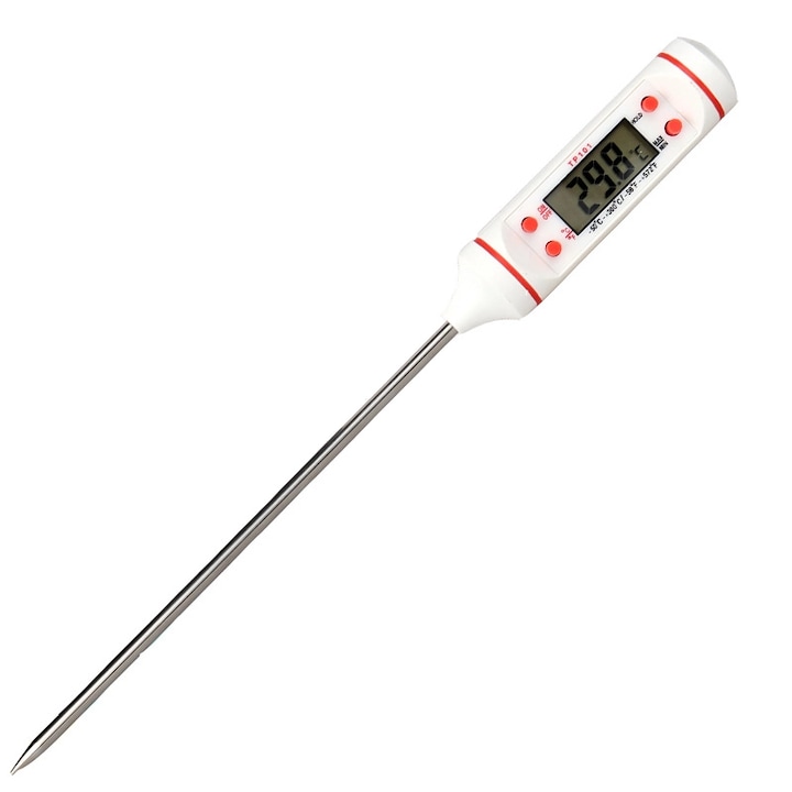 Termometru interval -50°C + 300°C pentru alimente, lichide, gratar, model 3186