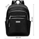 Rucsac dama elegant, Zagatto®, Negru, Casual, Scolar, Urban, Protectie suplimentara, Fermoar dublu, Impermeabil, Bretele reglabile, Usor, Spatios, Dimensiuni 33x26x30 cm, Ghiozdan dama colectia NERO, ZG844