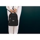 Rucsac dama elegant, Zagatto®, Negru, Casual, Scolar, Urban, Protectie suplimentara, Fermoar dublu, Impermeabil, Bretele reglabile, Usor, Spatios, Dimensiuni 33x26x30 cm, Ghiozdan dama colectia NERO, ZG844