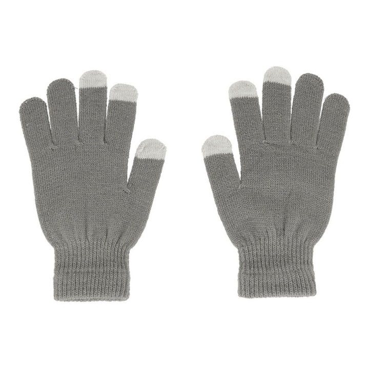 Manusi Tactile, Warm Winter Gloves, All Day OptimForm, Touch Screen, Marime Universala, Gri