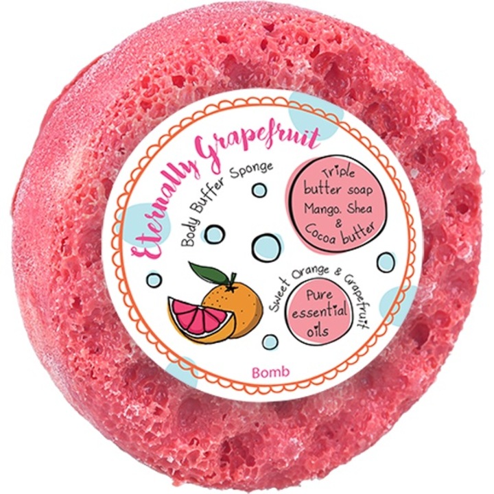 Масажна гъба Eternally Grapefruit, Bomb Cosmetics