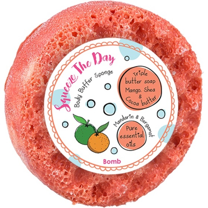 Масажна гъба сапун Squeeze The Day, Bomb Cosmetics