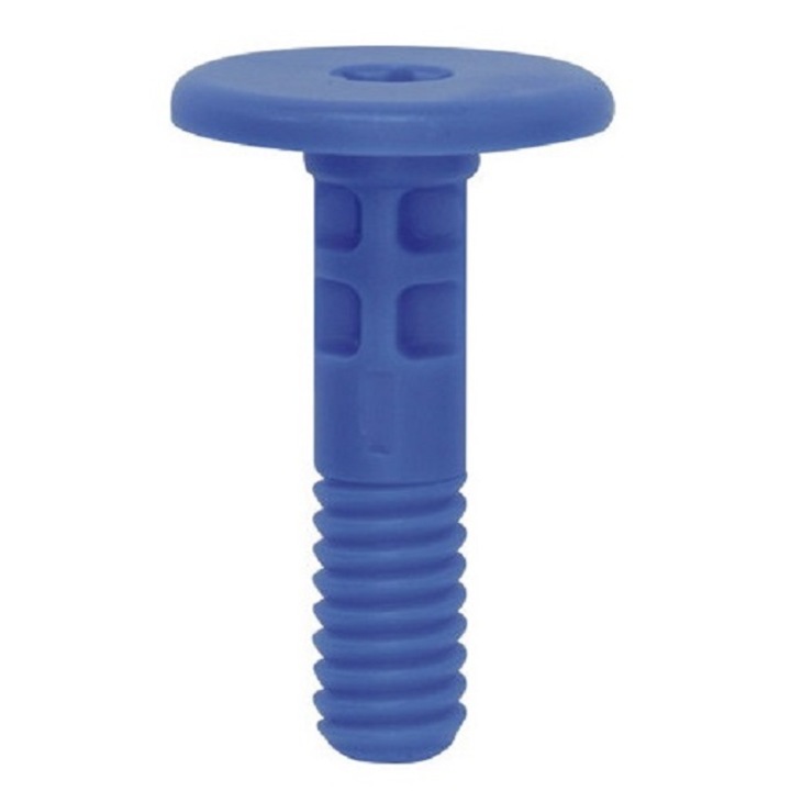 Set 10 suruburi auto Restagraf, plastic, albastru, pentru fixare panouri