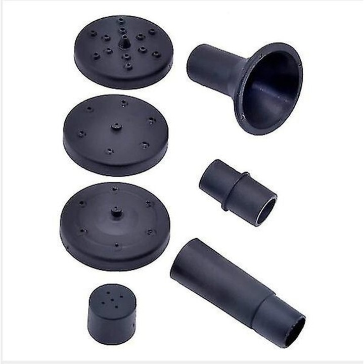 Napelemes vízpumpa, Longziming, ABS, fekete, 16 cm