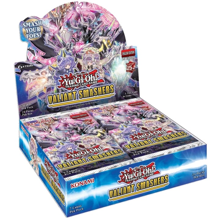 Kiterjesztés Yu-Gi-Oh, Valiant Smashers, Booster Display, 24 Packs