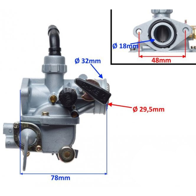 CARBURADOR TEILE PARA Honda CT70 CT90 ST90 Mini Trail Bike Carburador CT90 EUR 36,23 - PicClick FR