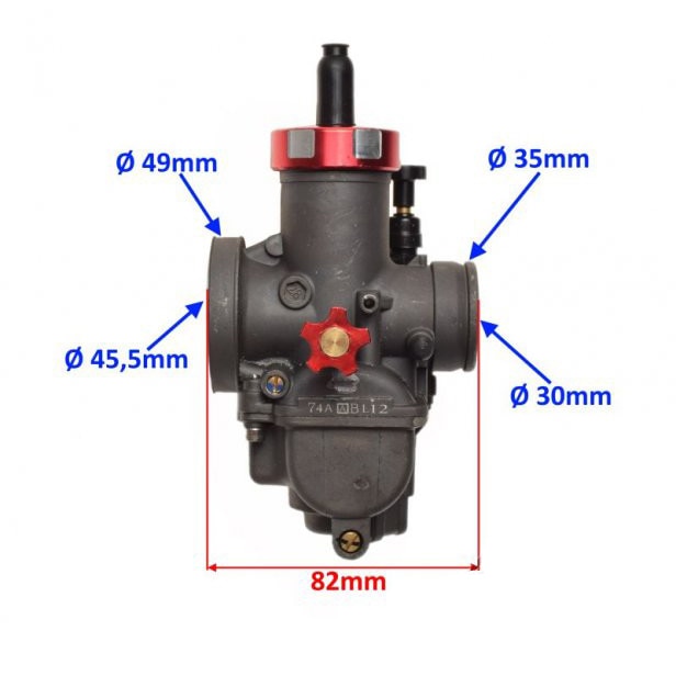 Carburateur Tuning 30mm Pour Moto/scooter 150-350cc - Neuf - MotoParts - Viertakt - Metalldeckel