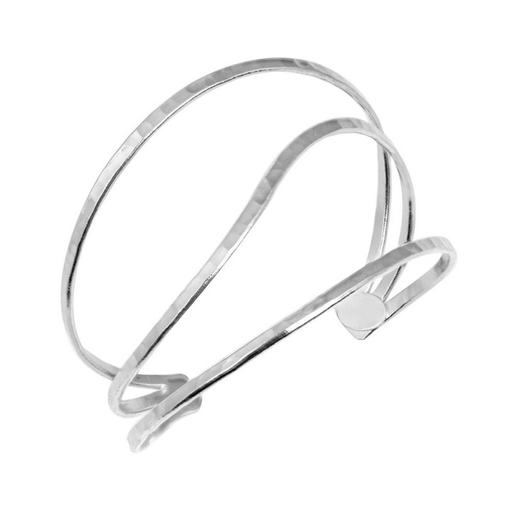 Bratara dama, Bronz, Argintiu