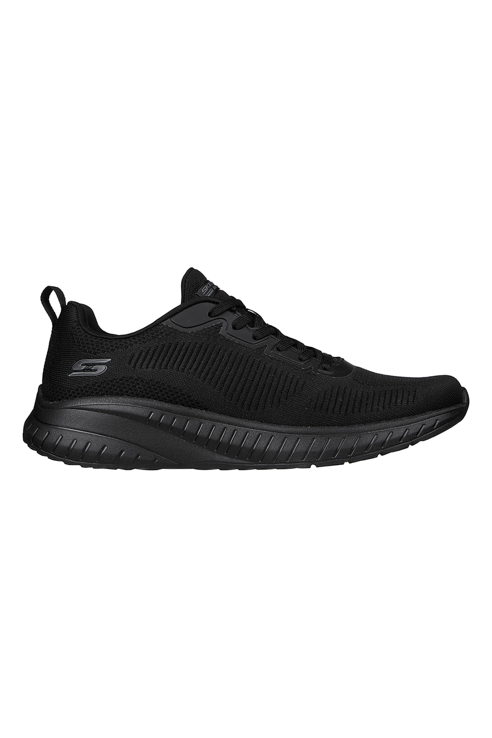 Skechers, Pantofi sport din material textil Bobs, Negru