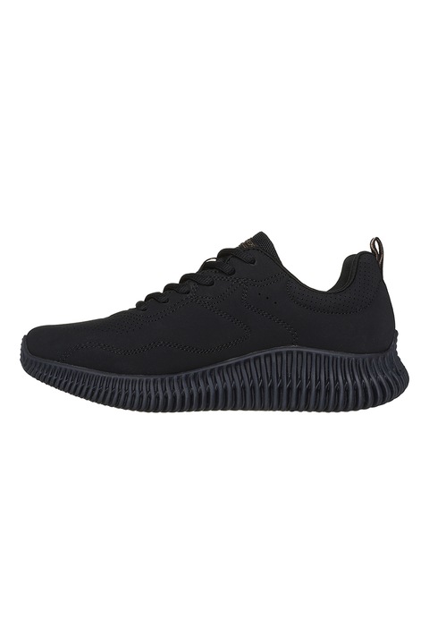 Skechers, Pantofi sport de piele ecologica, Negru, 39.5