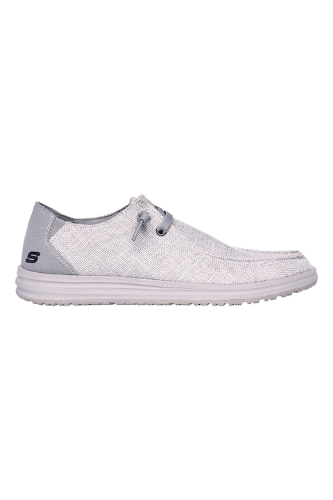 Skechers, Мокасини Melson - Nela с меки стелки, Сив меланж