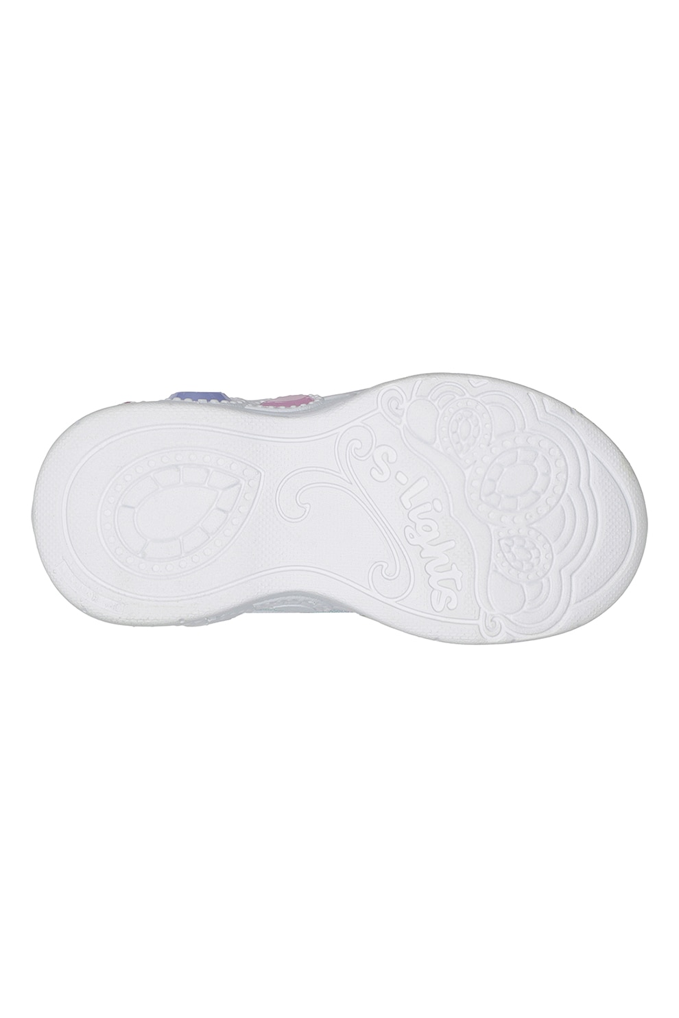 Skechers, Pantofi sport cu LED-uri Princess Wishes, Alb