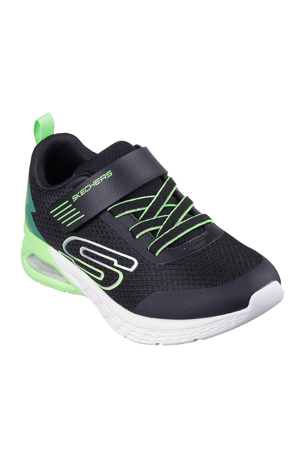 Skechers, Pantofi sport cu inchidere velcro Microspec Max II