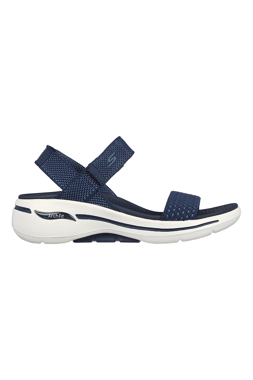 Skechers, Sandale wedge Arch Fit, Bleumarin, 37