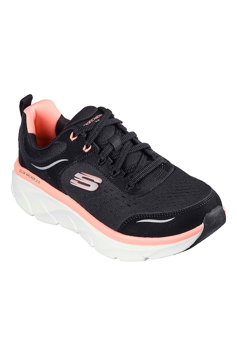 Skechers, Спортни обувки D'Lux Walker Doll Wedge, черни