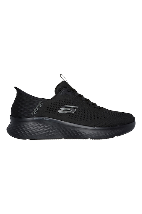 Skechers, Pantofi sport de plasa Slip-Ins Skech-Lite Pro, Negru