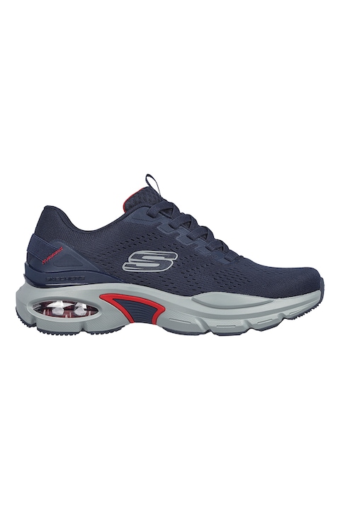 Skechers, Pantofi sport de plasa cu logo Ventura, Bleumarin