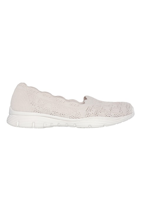 Skechers, Мрежести пантофки Seager, Крем