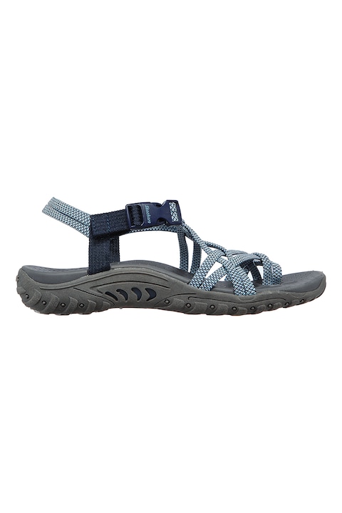 Skechers, Sandale cu catarame Raggae, Albastru prafuit