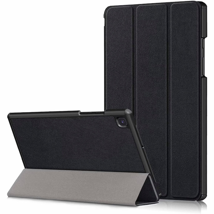 Защитно покритие за таблет, Екологична кожа/Микрофибър, За Samsung Galaxy Tab A8 10.5", Черен
