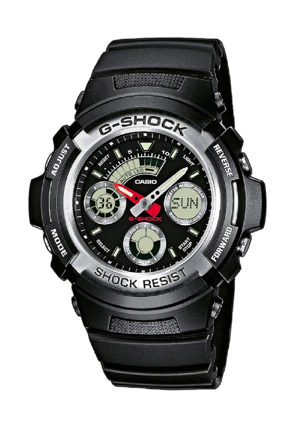 Casio Ceas digital si analog negru G-Shock