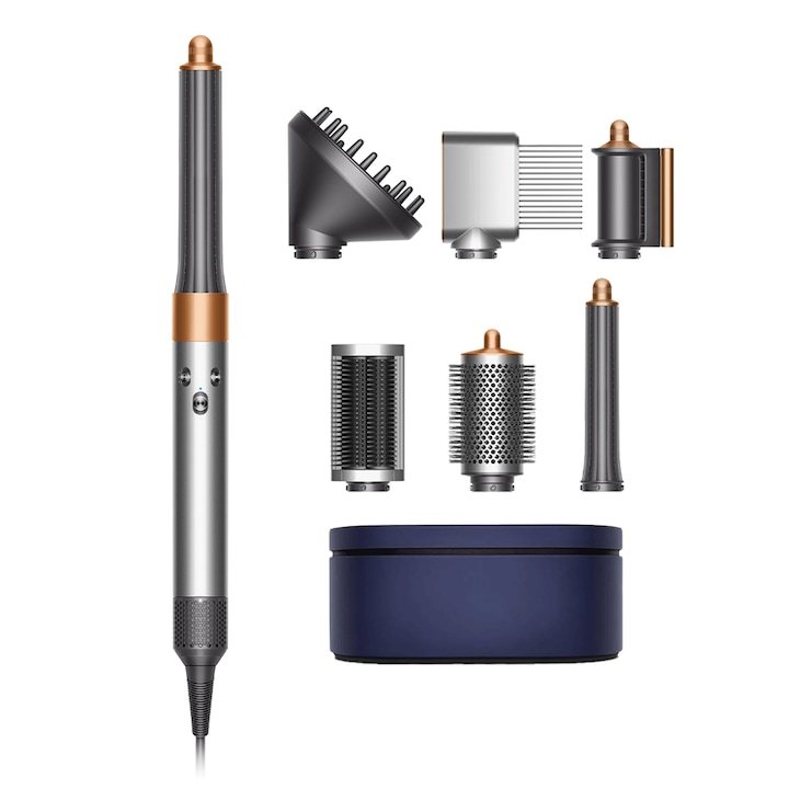 Маша за коса Multistyler Dyson HS05 Airwrap Complete Long Diffuse (Nickel/Copper)